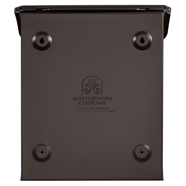 Architectural Mailbox Bordeaux Locking Rubbed Bronze Wall Mount Mailbox