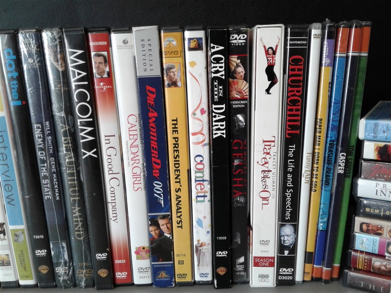 Mixed Genre Movie Lot #8- 50 Titles