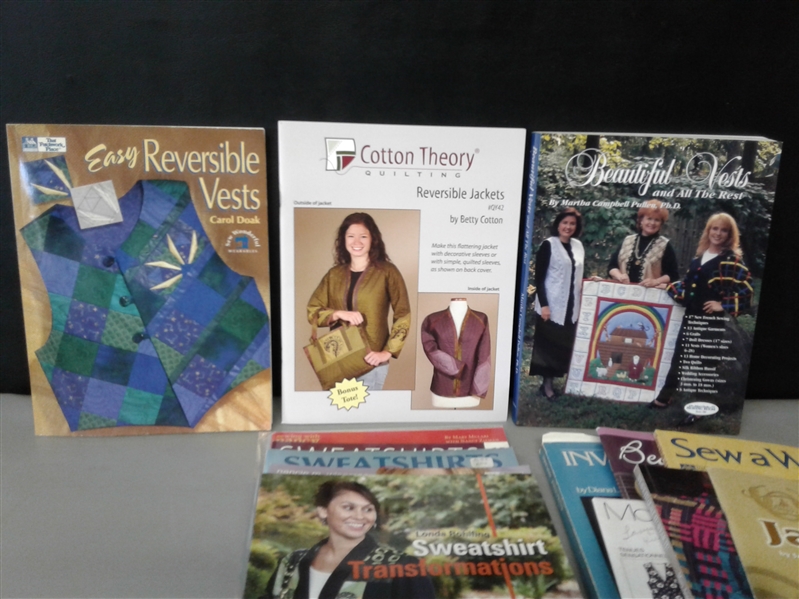 Sewing: 17 Books and Patterns for Jackets, Sweaters, and Vests