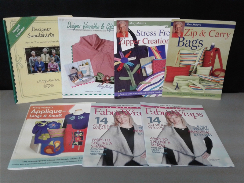 Large Lot of Sewing With Nancy Books and DVDs Plus Mary Mulari 