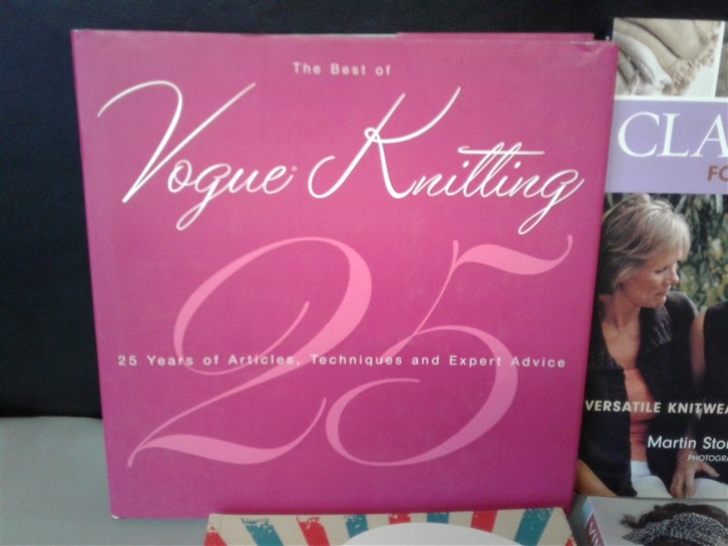 Knitting: Vintage Knitting, Vogue Knitting, Classic Knits etc.