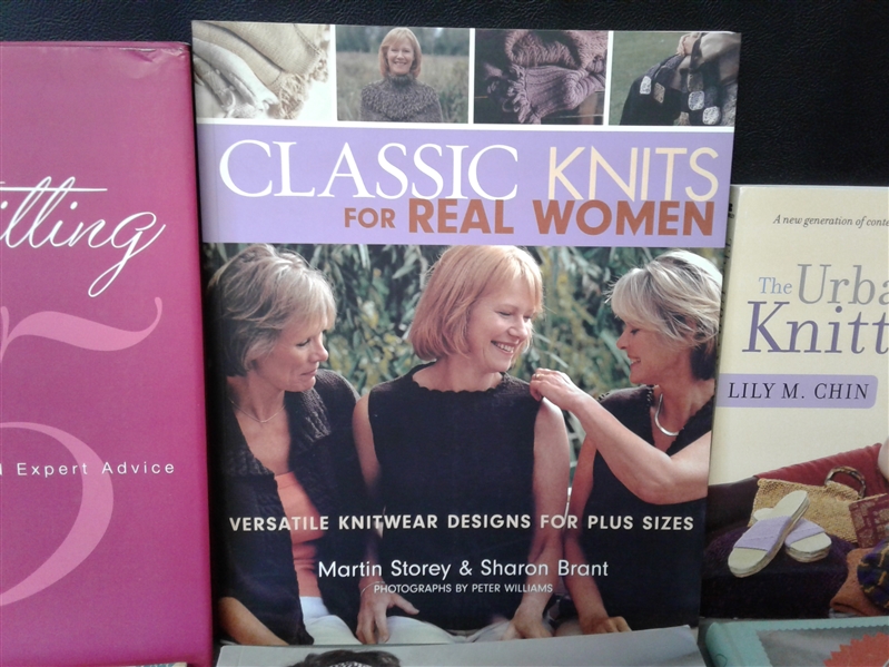 Knitting: Vintage Knitting, Vogue Knitting, Classic Knits etc.