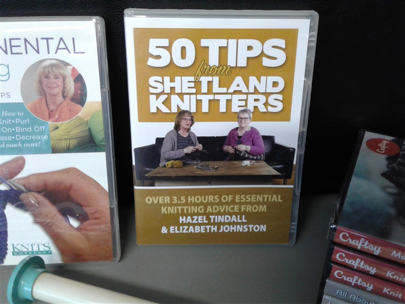 Knitting: DVDs and Needles