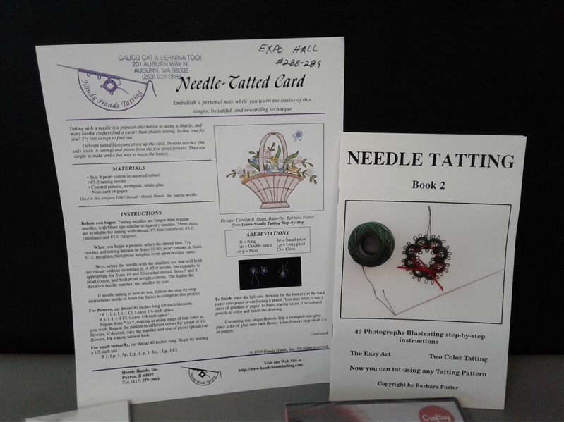 Tatting: Books, DVD, and Supplies