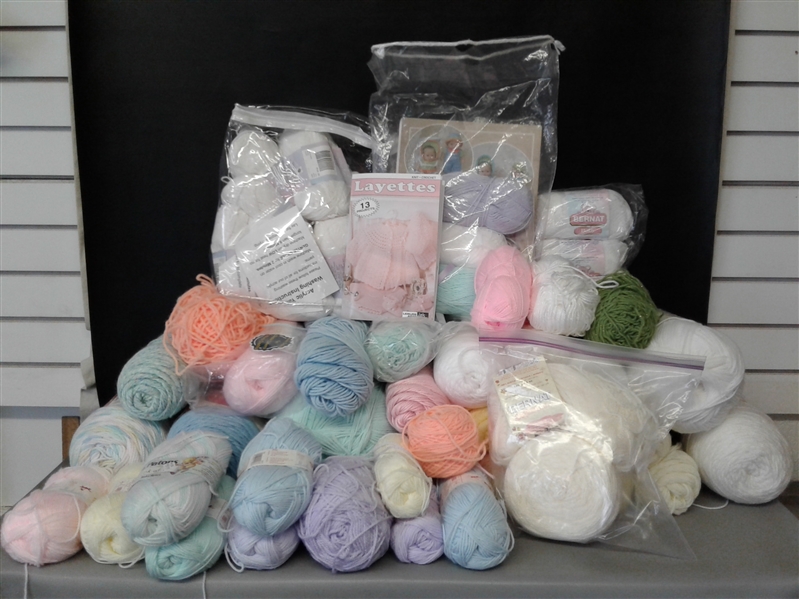 Yarn: Baby Yarn 40+ Skeins