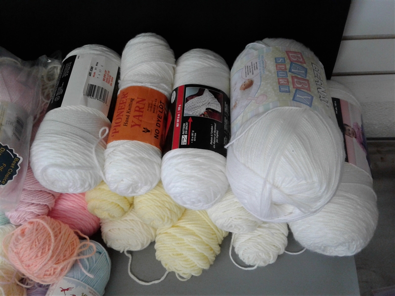 Yarn: Baby Yarn 40+ Skeins