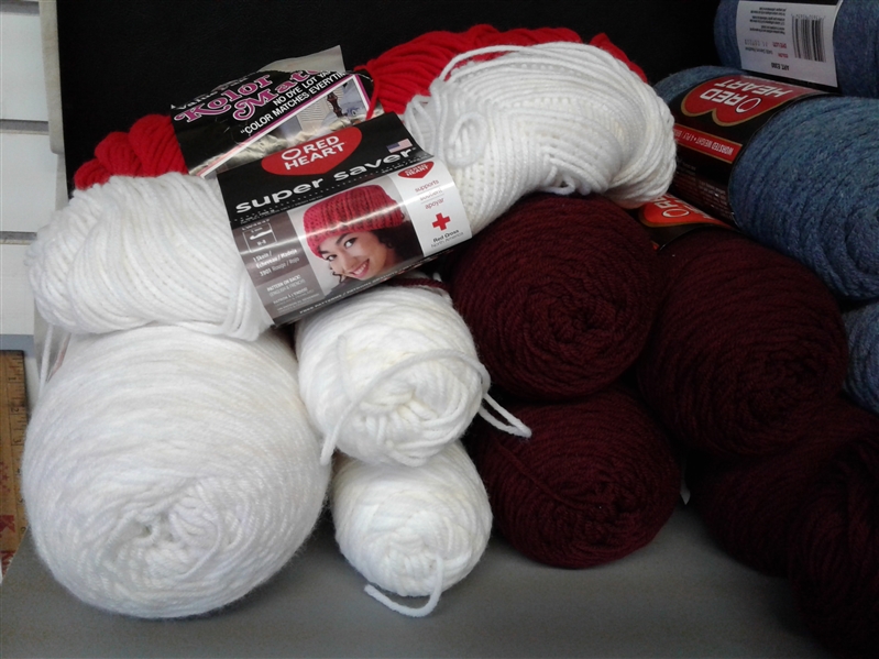 Yarn: Worsted Weight Yarn 31 Skeins