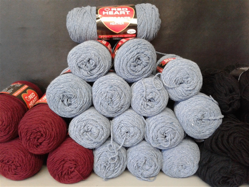 Yarn: Worsted Weight Yarn 31 Skeins