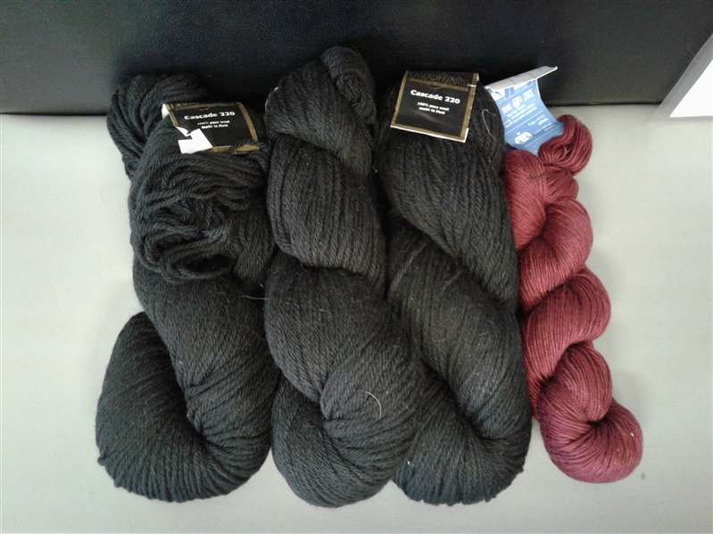 Yarn: Cloudborn Fibers, Cascade, and More Brands- 29 Skeins