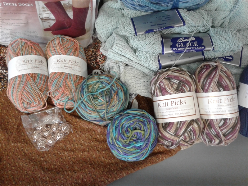 Yarn: Sock Yarn and Crochet Kits