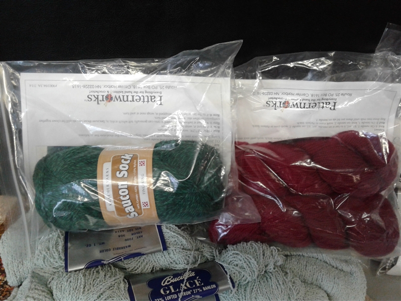 Yarn: Sock Yarn and Crochet Kits