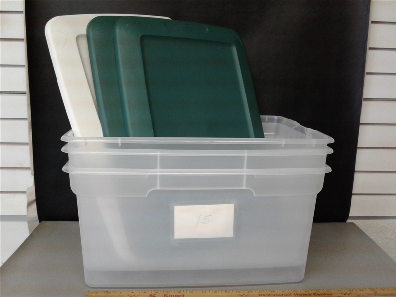 3 58 Qt Sterilite Storage Totes