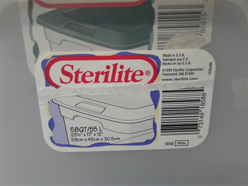 3 58 Qt Sterilite Storage Totes