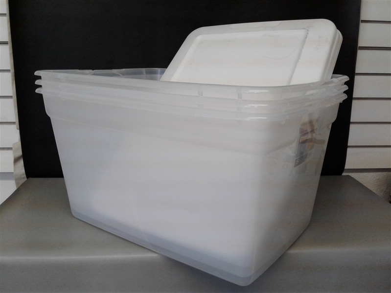 3 58 Qt Sterilite Storage Totes