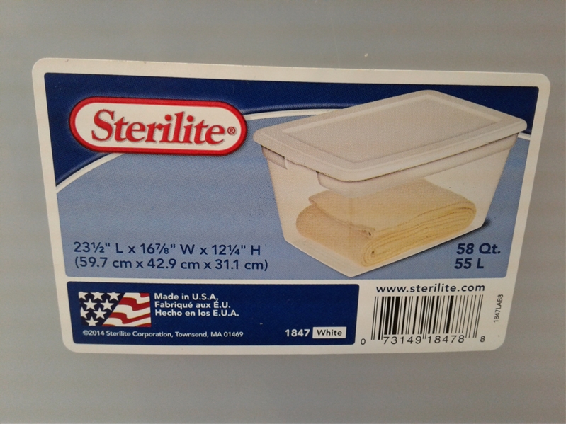 3 58 Qt Sterilite Storage Totes