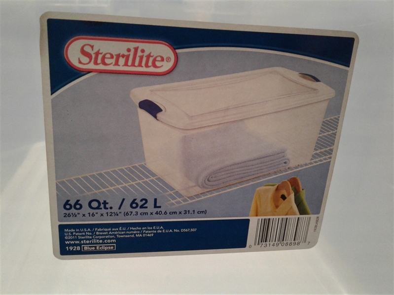 4 Sterilite Storage Totes