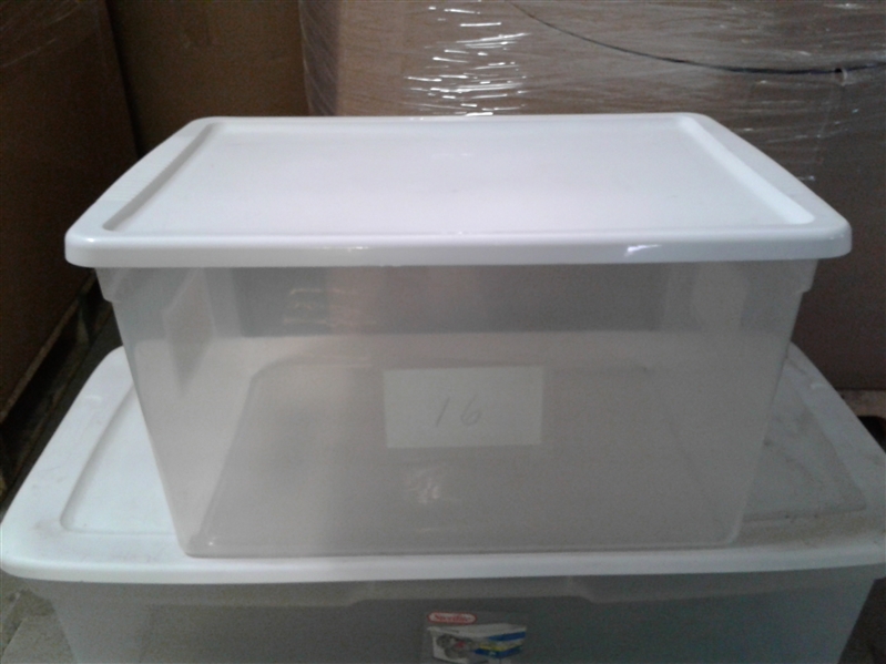 4 Sterilite Storage Totes