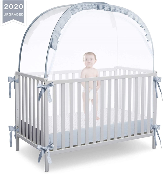 RUNNZER Baby Crib Safety Pop Up Tent