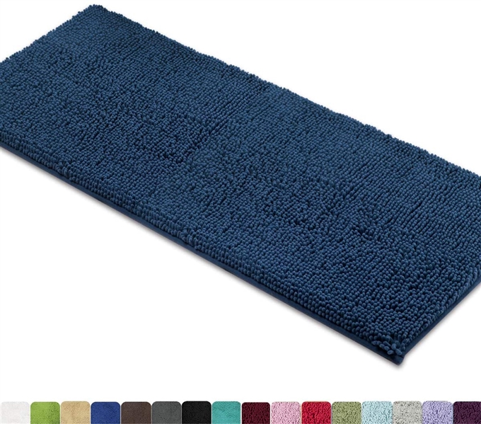 Absorbent Microfiber Chenille Door mat Runner for Front Inside Floor Doormats, Quick Drying, Washable24x70