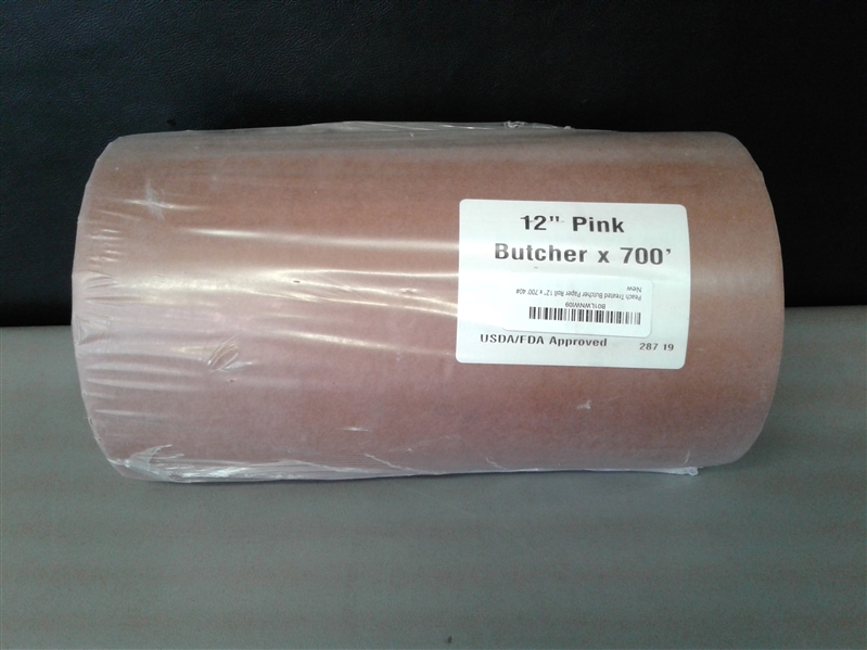 Peach Treated Butcher Paper Roll 12'' x 700'