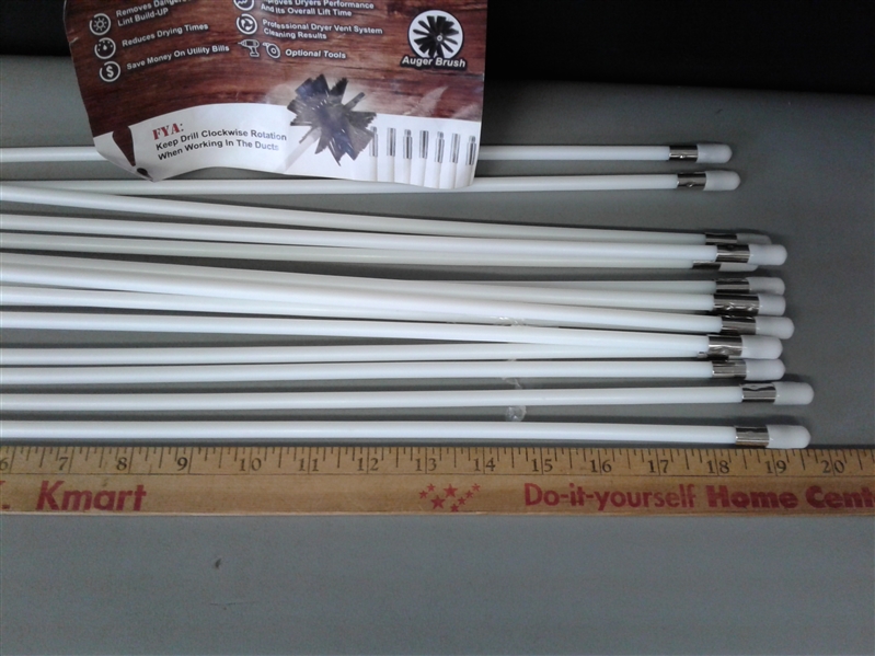 Dryer Vent Cleaning Kit- *POLES ONLY*