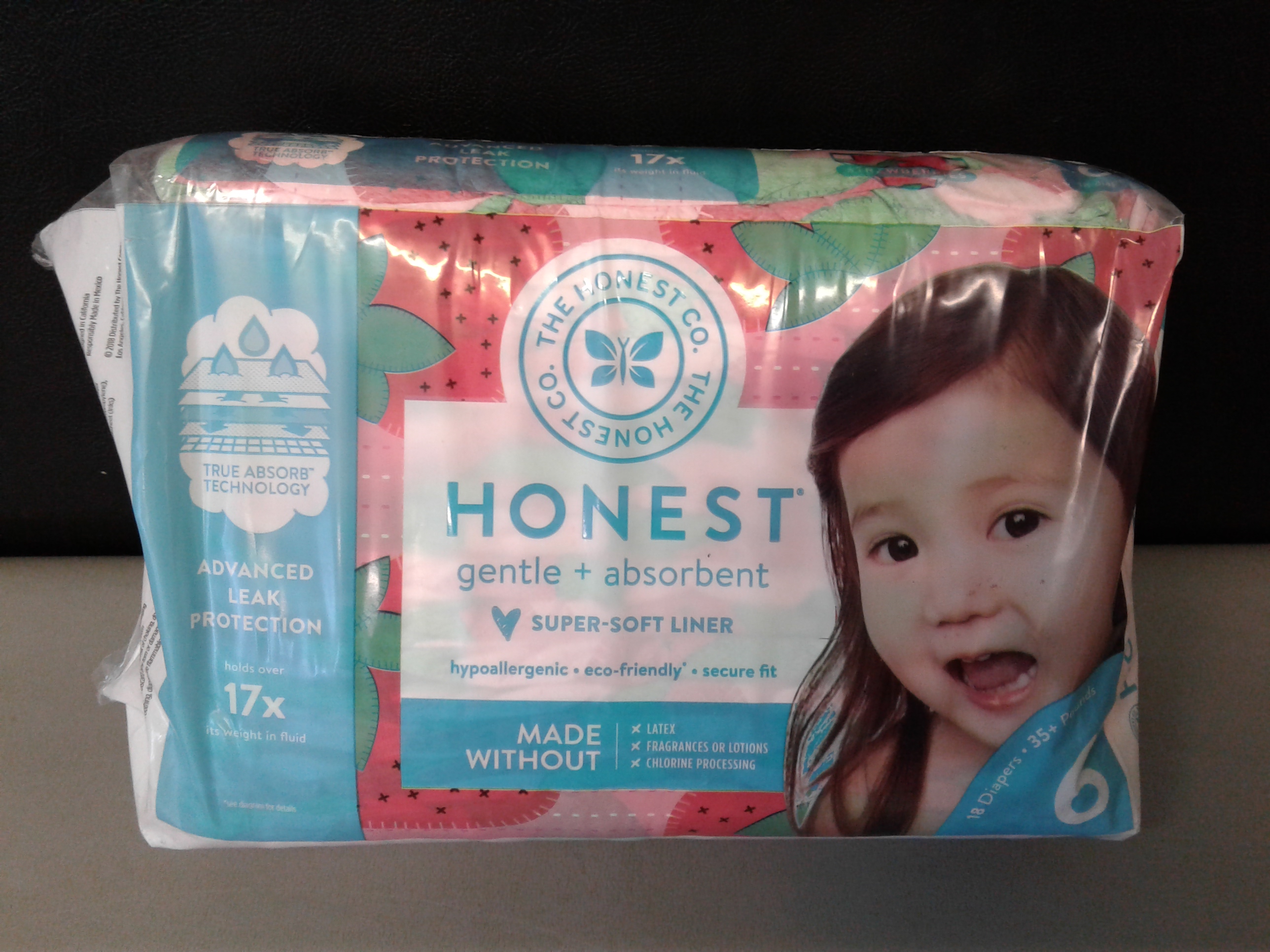 Lot Detail Honest Diapers Size 6 36 Ct Strawberries