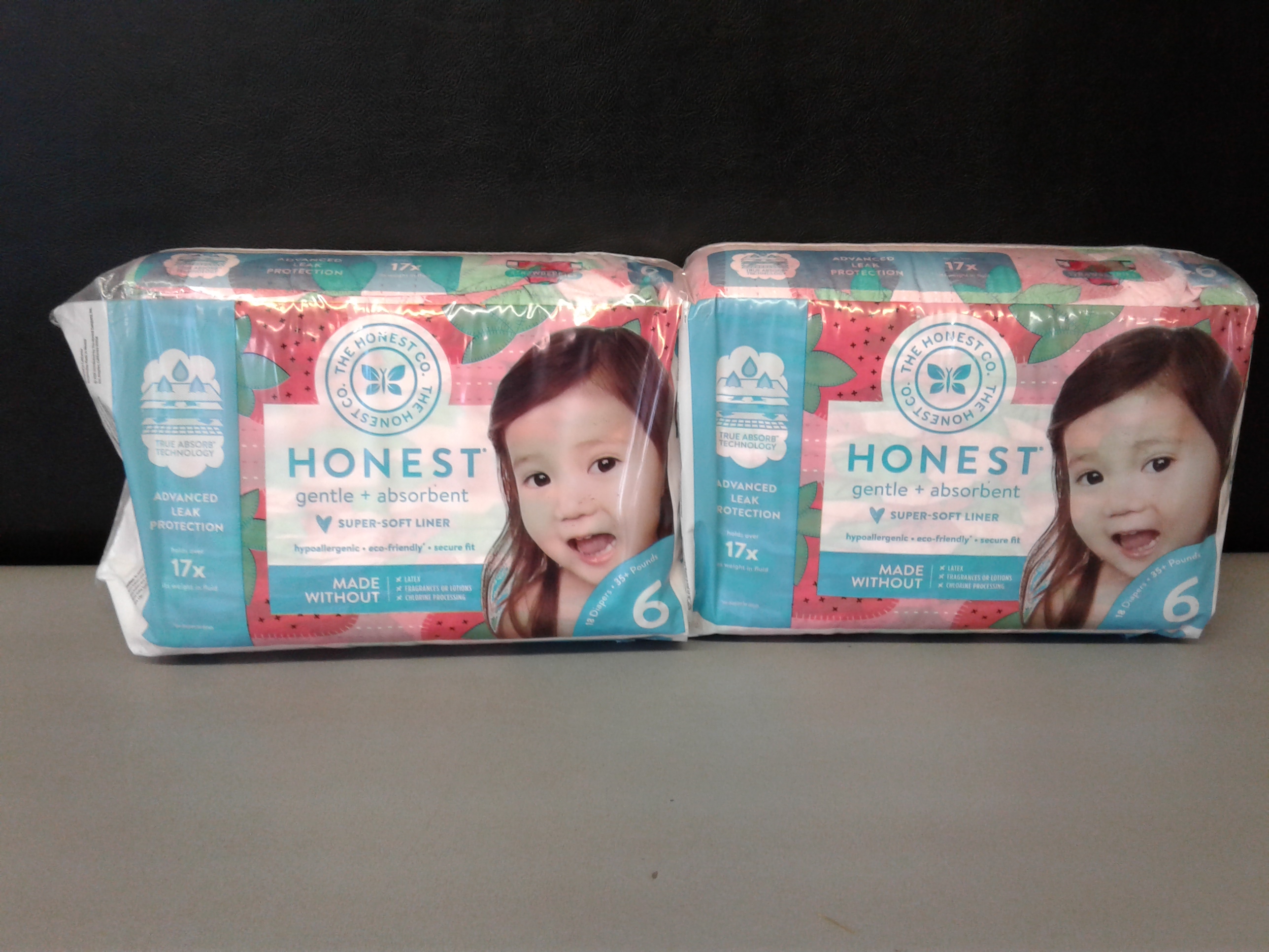 Lot Detail Honest Diapers Size 6 36 Ct Strawberries