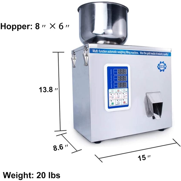 Powder Filling Machine Automatic Intelligent Particle Weighing Filling Machine 50g