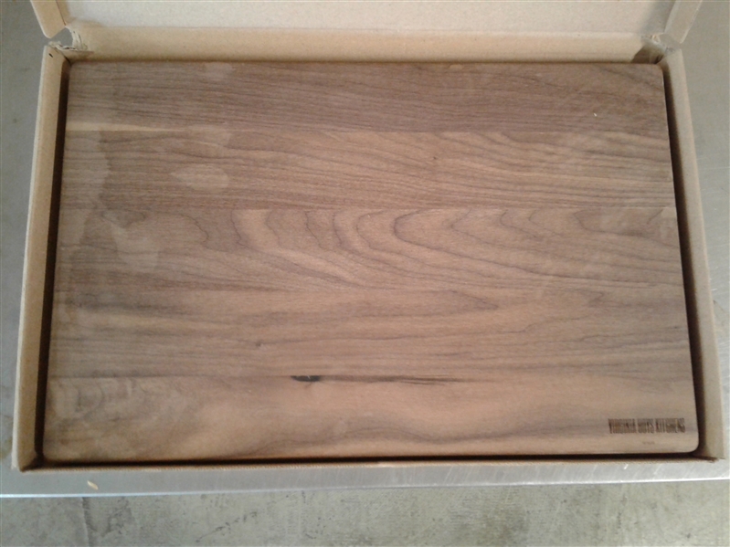 Black Walnut Wood Cutting Board by Virginia Boys Kitchens - 17x11