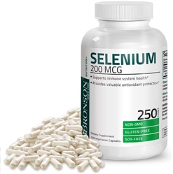 Selenium 200 Mcg for Immune System, Thyroid, Prostate and Heart Health