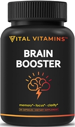 Vital Vitamins Brain Booster 30 Capsules