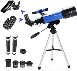  MaxUSee 70mm Refractor Telescope with Tripod & Finder Scope