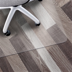 Chair Mat for Hardwood Surface Floor Office,Easy to Roll Out, Lays Flat Quick