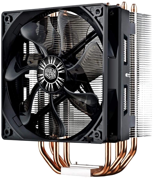 Cooler Master Hyper 212 Evo CPU Cooler w/ 4 Continuous Direct Contact Heatpipes