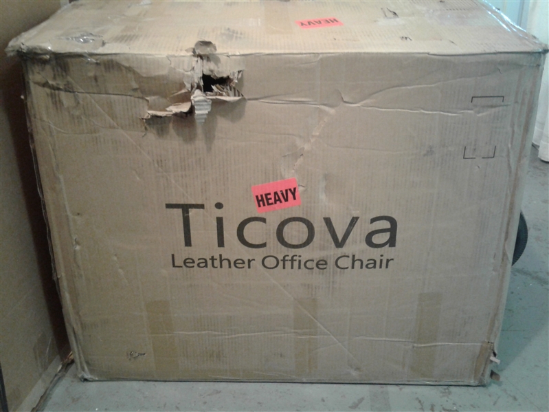 Ticova Executive Reclining Office Chair *BROWN*