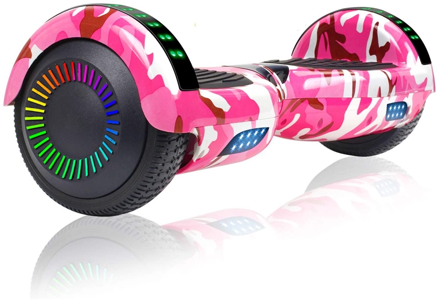 Hoverboard, 6.5 Two-Wheel Self Balancing Scooter Hover Board with LED Lights for Kids and Adults