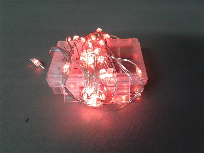  Led String Lights, Mini Battery Powered