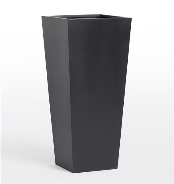 MODERN FIBERSTONE TAPERED PLANTER