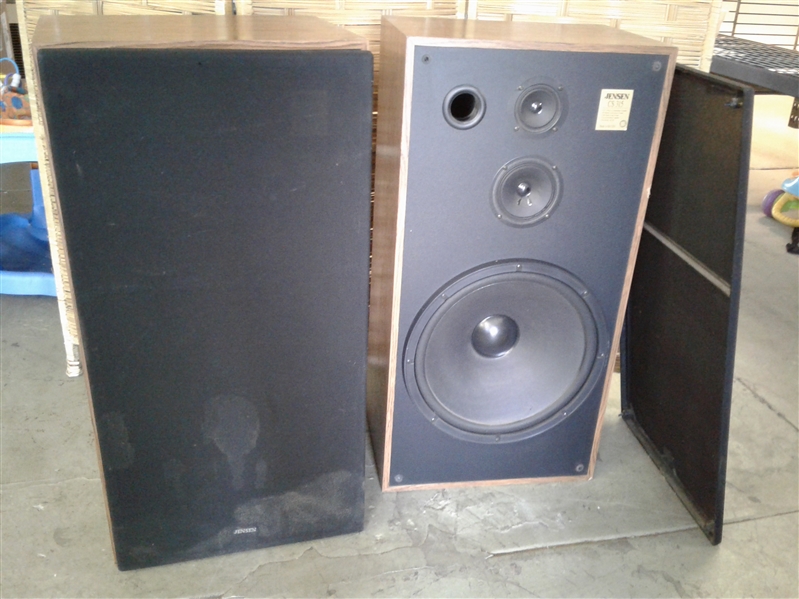 PAIR OF JENSEN CS 315 TOWER SPEAKERS