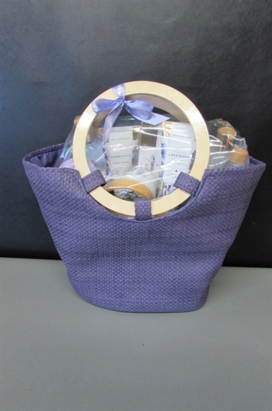 Spa Luxetique Spa Gift Baskets for Women, Lavender Bath Gift Basket