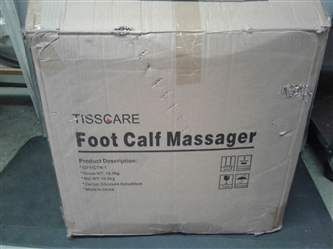 TISSCARE Foot/Calf Massager Machine with Heat