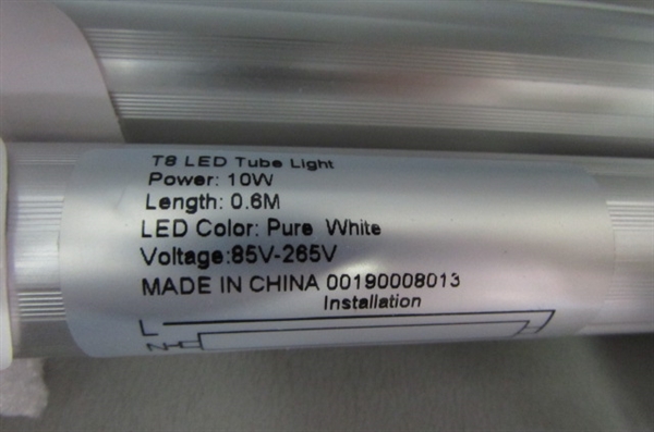 2 Foot LED Tube Light 3 Pack