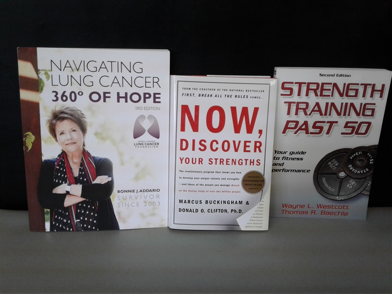 Books: Spiritual, Fitness, & Inspirational Books and Bibles 20+ Proceeds are donated to Hospice.