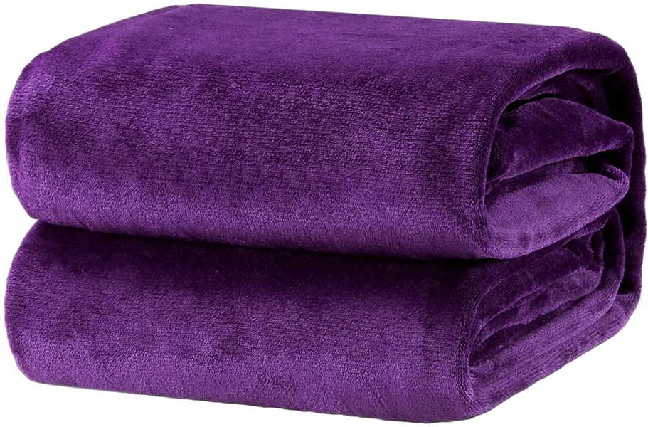 Luxury Blanket Purple Queen Size
