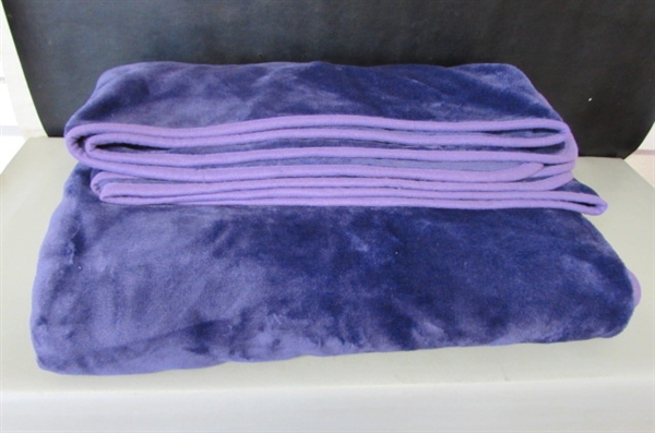 Luxury Blanket Purple Queen Size