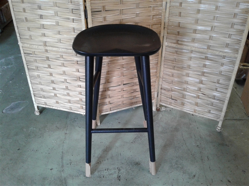 Solid Ash Wood Randle Tractor Bar Stool $499 Made in USA