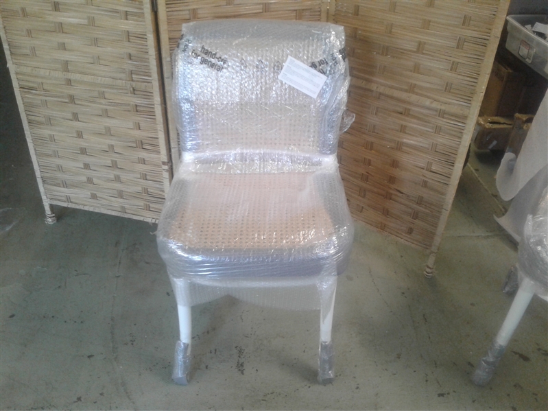 TON 811 CANED SIDE CHAIR-White MSRP $429