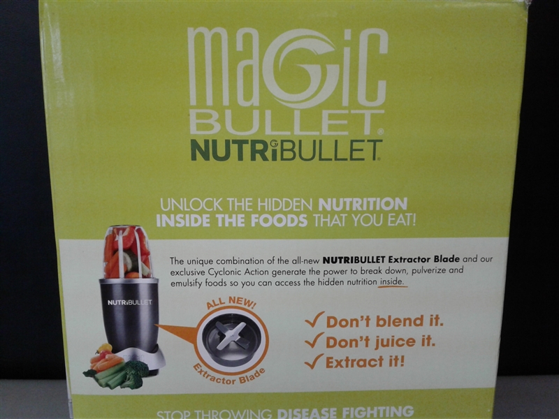 NutriBullet Nutrient Extractor, 600W, Gray