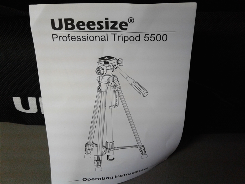 Camera Tripod, UBeesize 55-Inch Lightweight Aluminum Travel Tripod
