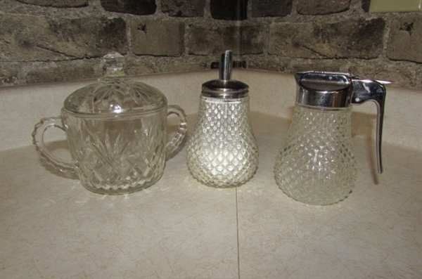 PRETTY GLASS SERVING DISHES